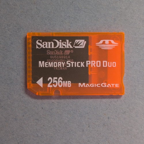 Memory stick pro duo 256mb - stick,