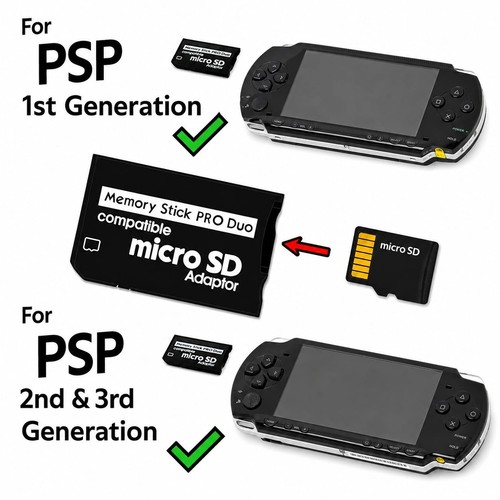 Psp card adapter - card, sony