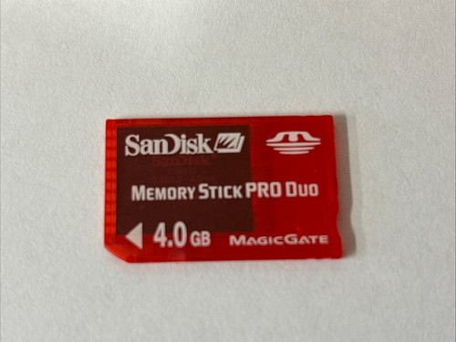 4gb sandisk memory stick pro - stick,